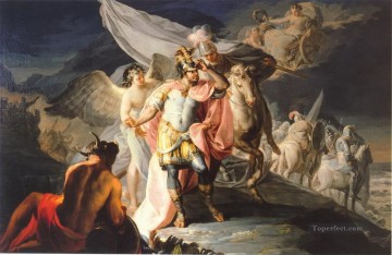 Francisco goya Painting - Aníbal vencedor contempla Italia desde los Alpes Francisco de Goya